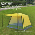 4.8kg yellow outdoor camping Four-sided tent